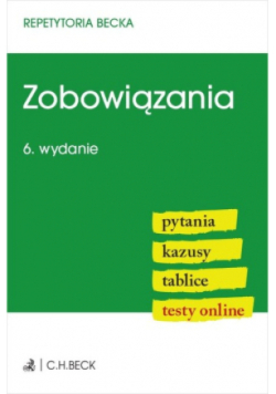 Zobowiązania Pytania Kazusy Tablice Testy online
