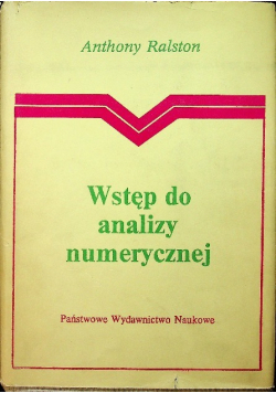 Wstęp do analizy numerycznej