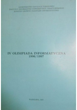 IV olimpiada informatyczna 1996 / 1997