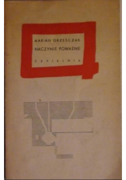 Naczynie poważne