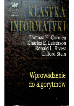 Wprowadzenie do algorytmów