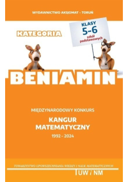 Matematyka z wesołym kangurem Beniamin 1992 do 2024