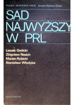 Sąd Najwyższy W PRL