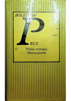 Bolesław Prus Pisma wybrane Tom V