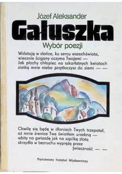 Gałuszka Wybór poezji