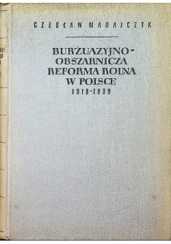 Burżuazyjno - Obszarnicza Reforma rolna w Polsce
