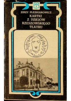 Kartki z dziejów rzeszowskiego teatru