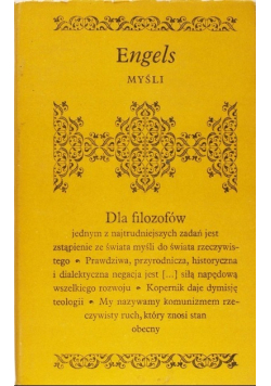 Engels Myśli