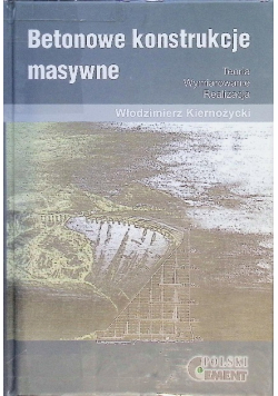 Betonowe konstrukcje masywne