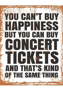 My Concert Journal - Concert Ticket Album and Logbook