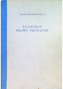 Rzymskie prawo prywatne