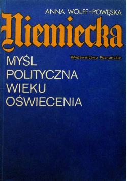 Niemiecka myśl polityczna wieku oświecenia