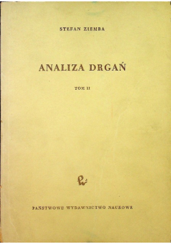 Analiza drgań Tom II