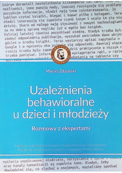 Uzależnienie behawioralne u dzieci i młodzieży