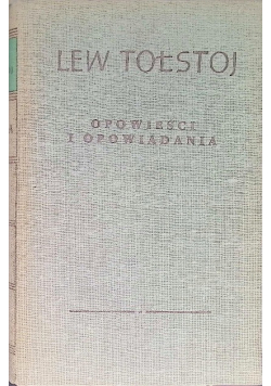 Tołstoj Opowieści i opowiadania