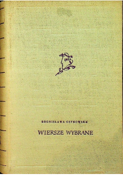 Ostrowska Wiersze Wybrane