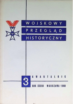 Wojskowy przegląd historyczny Nr 3 / 88