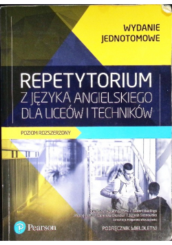 Repetytorium języka angielskiego dla liceów i techników Poziom rozszerzony