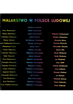 Malarstwo w polsce ludowej