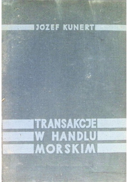 Transakcje w handlu morskim