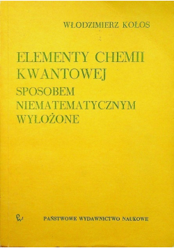 Elementy chemii kwantowej