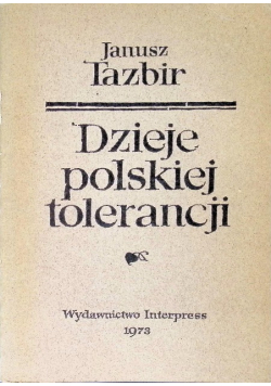 Dzieje polskiej tolerancji