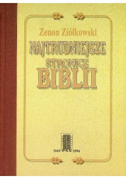 Najtrudniejsze stronice Biblii