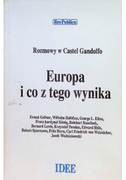 Europa i co z tego wynika