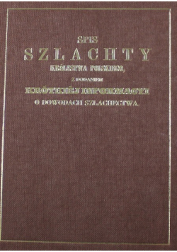 Spis szlachty Królestwa Polskiego