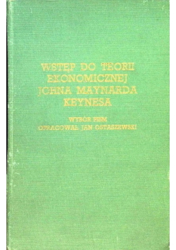 Wstęp do teorii ekonomicznej Johna Maynarda Keynesa