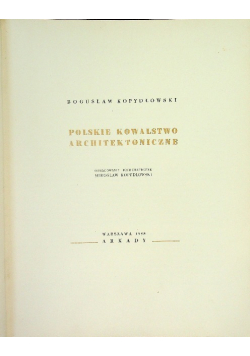 Polskie Kowalstwo Architektoniczne