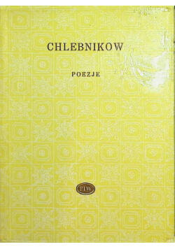 Chlebnikow Poezje