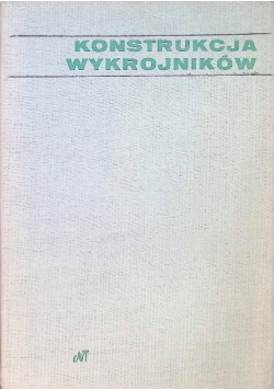 Konstrukcja wykrojników