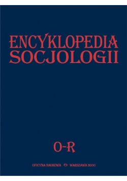 Encyklopedia socjologii Tom 3