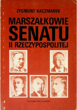 Marszałkowie senatu II Rzeczpospolitej