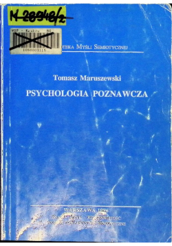 Psychologia poznawcza