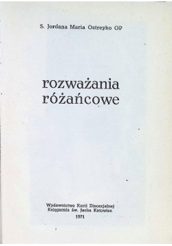 Rozważania różańcowe