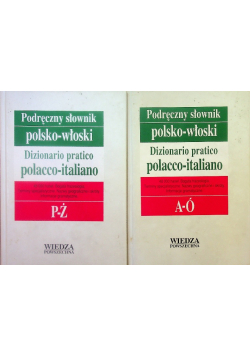 Podręczny słownik polsko włoski Tom 1 i 2