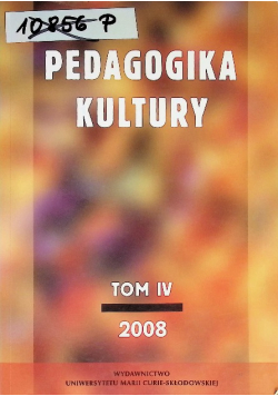 Pedagogika Kultury Tom IV