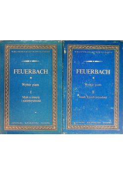Feuerbach Wybór pism Tom 1 i 2