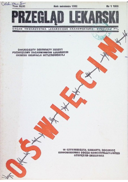 Przegląd lekarski: Oświęcim , Tom XLVI, Nr 1  /89
