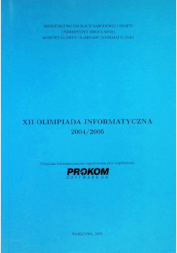 XII Olimpiada Informatyczna 2004/2005