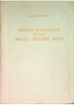 Silniki spalinowe stałe małej i średniej mocy