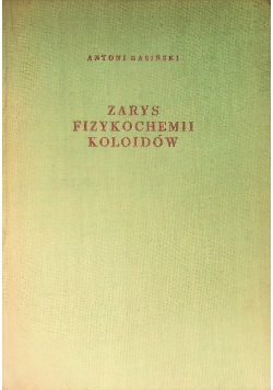 Zarys fizykochemii koloidów