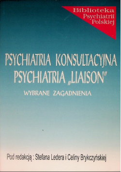 Psychiatria konsultacyjna psychiatria Liaison
