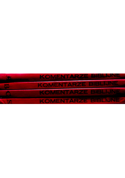 Komentarze biblijne do czytań mszalnych. A, B, C  i S Tom I do IV