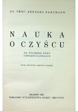 Nauka o czyścu 1932r