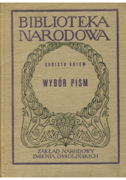 Botew Wybór pism