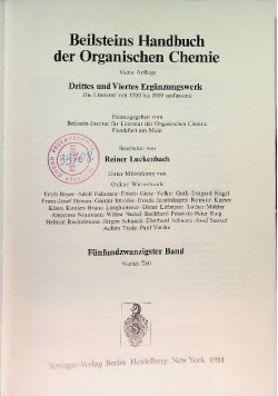 Beilsteins Handbuch der Organischen Chemie