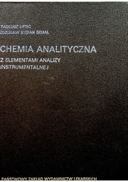 Chemia analityczna z elementami analizy instrumentalnej